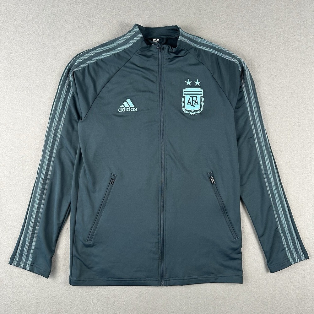 Adidas Argentina National Team Full Zip Jacket Small‎ Blue World Cup Soccer
